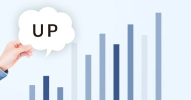 右肩上がりのグラフ